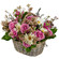 floral arrangement in a basket. Kenya